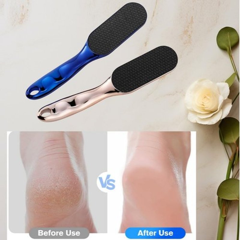 Nano-Glass Foot File, 2PCS Foot Callus Remover, Glass Callus Remover for Feet, Professional Foot Care Tools with Non - Slip Ergonomic Handle