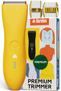MERIDIAN The Trimmer Premium - Body Hair Trimmer & Electric Shaver for Men and Women for Pubic Hair, Chest, Legs & Bikini Line, Waterproof & Rechargeable, Solar