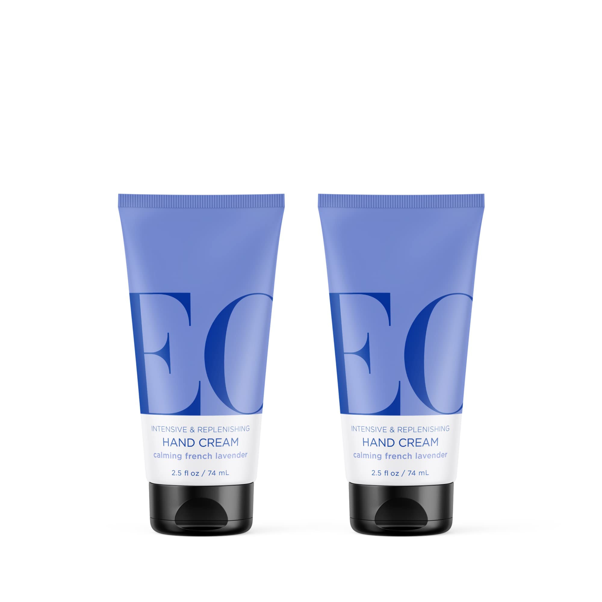 EO Hand Cream, 2.5 Ounce (Pack of 2), French Lavender, Moisturuzer for dry skin and made with Essential Oils for Men and Women