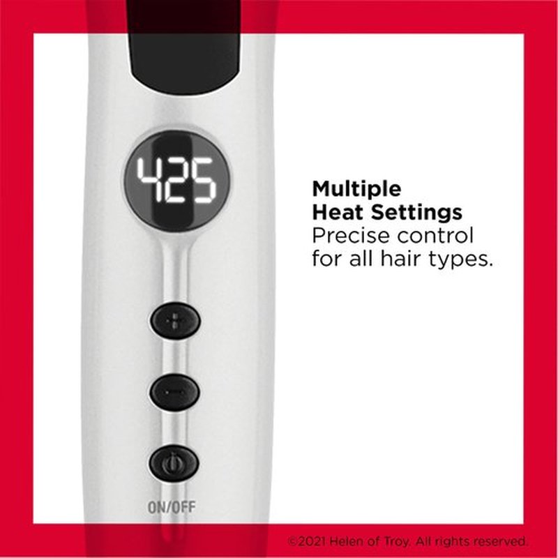 Revlon Crystal C + Ceramic Hair Curling Iron | Long-Lasting Shine and Less Frizz, (1 in)