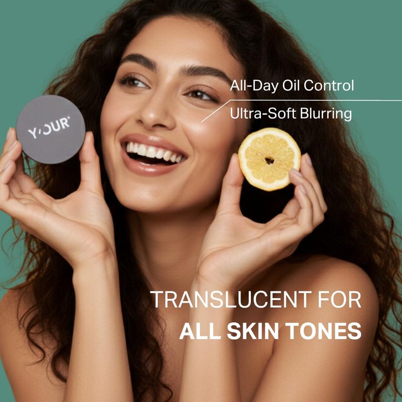 Y'OUR HD-Perfect Matte Pressed Powder - Talc-Free, Translucent Formula for All-Day Oil Control | Blurs Pores & Fine Lines