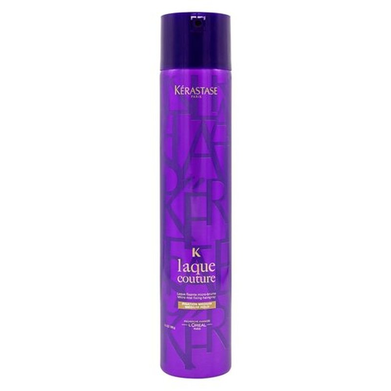 KÉRASTASE Laque Couture Hair Spray - Medium Hold, Flexible Styling, Anti-Humidity & Heat Protectant for All Hair Types