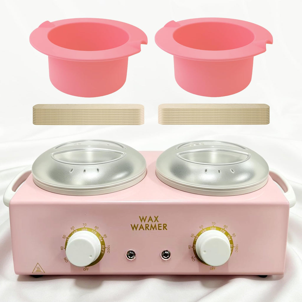 Wax Warmer for Hair Removal, Double Wax Pot