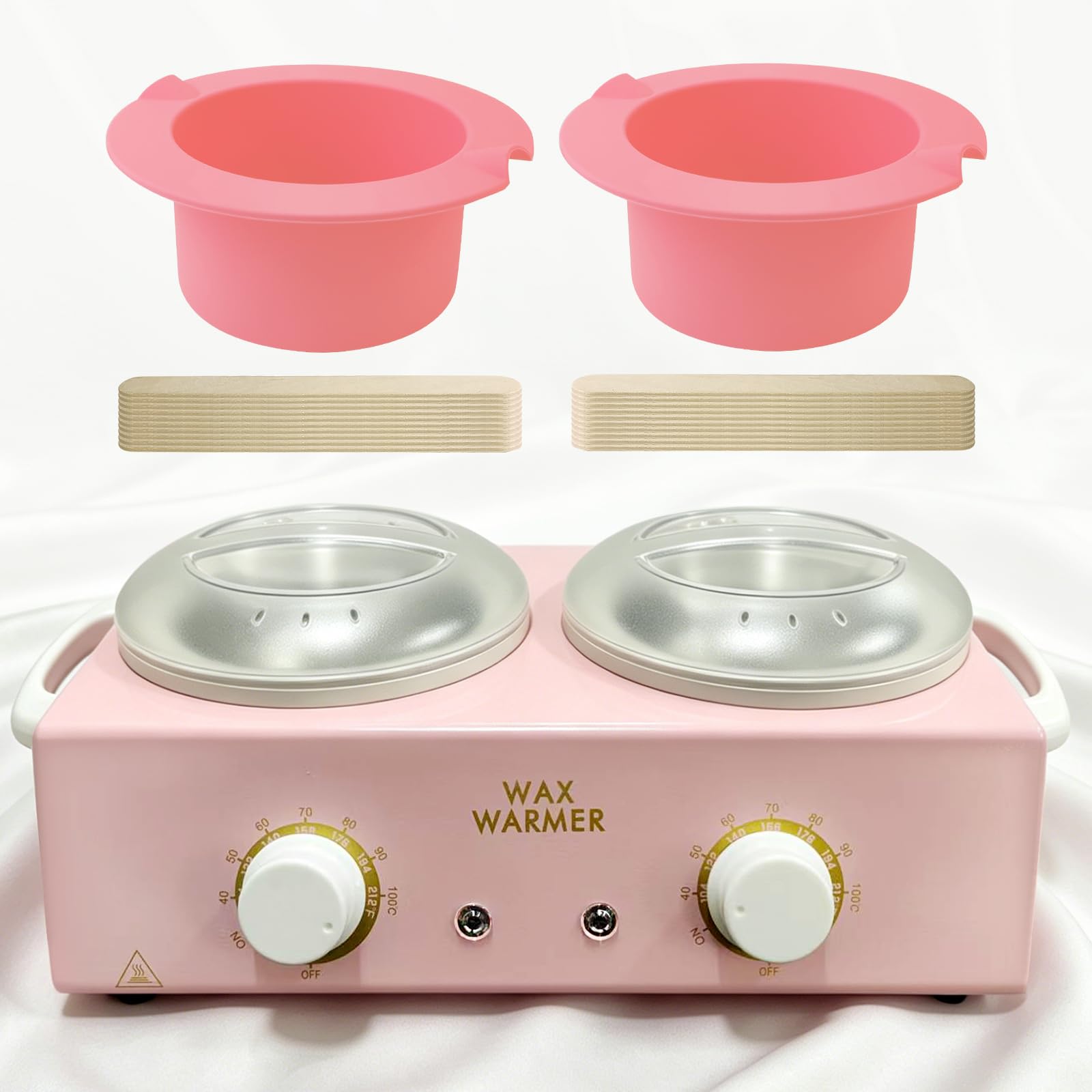 Wax Warmer for Hair Removal, Double Wax Pot