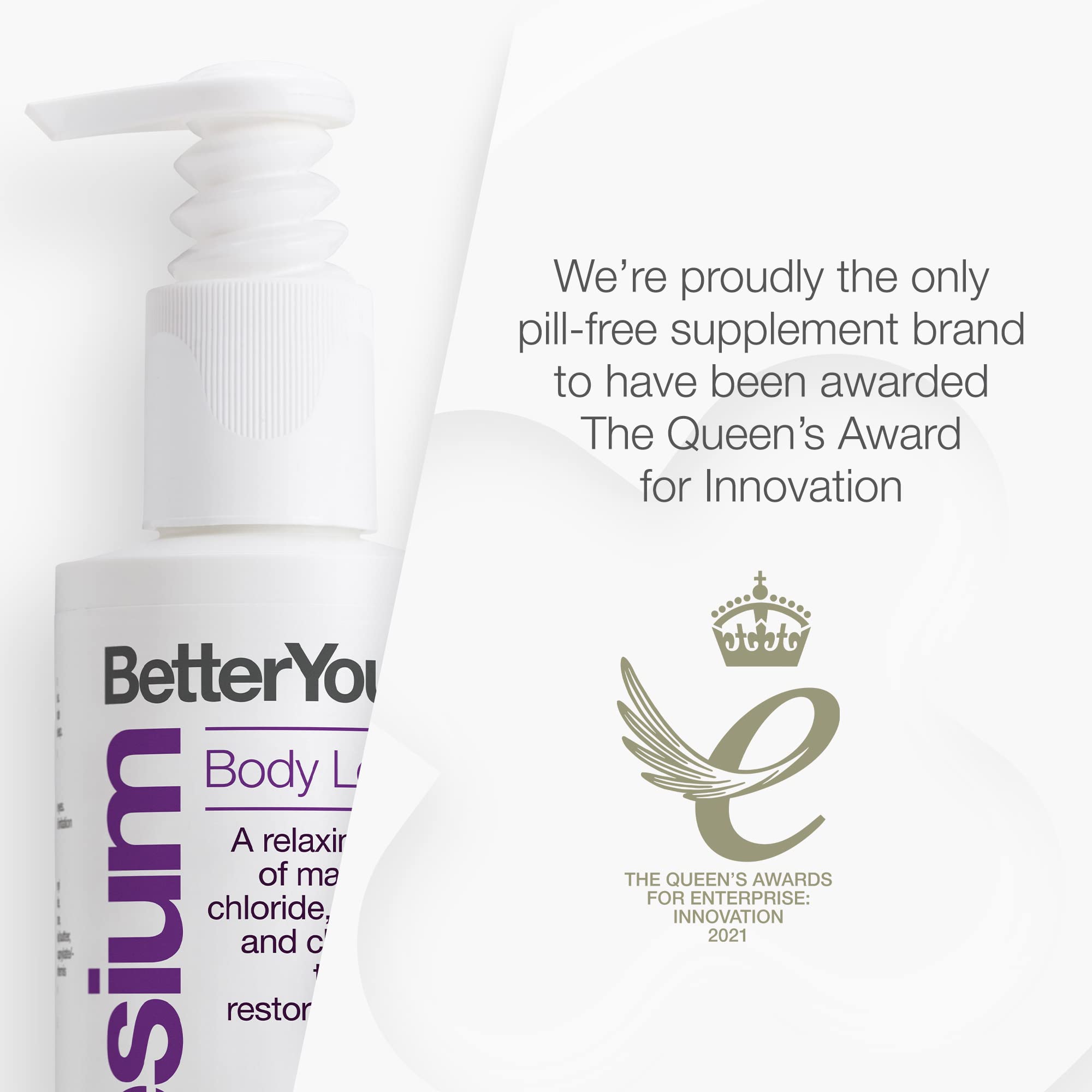 BetterYou Magnesium Sleep Body Lotion - Relaxing Body Lotion - Magnesium Body Cream with Lavender and Chamomile Blend - Sore Muscle Relief - 6.08 oz (Pack of 2)