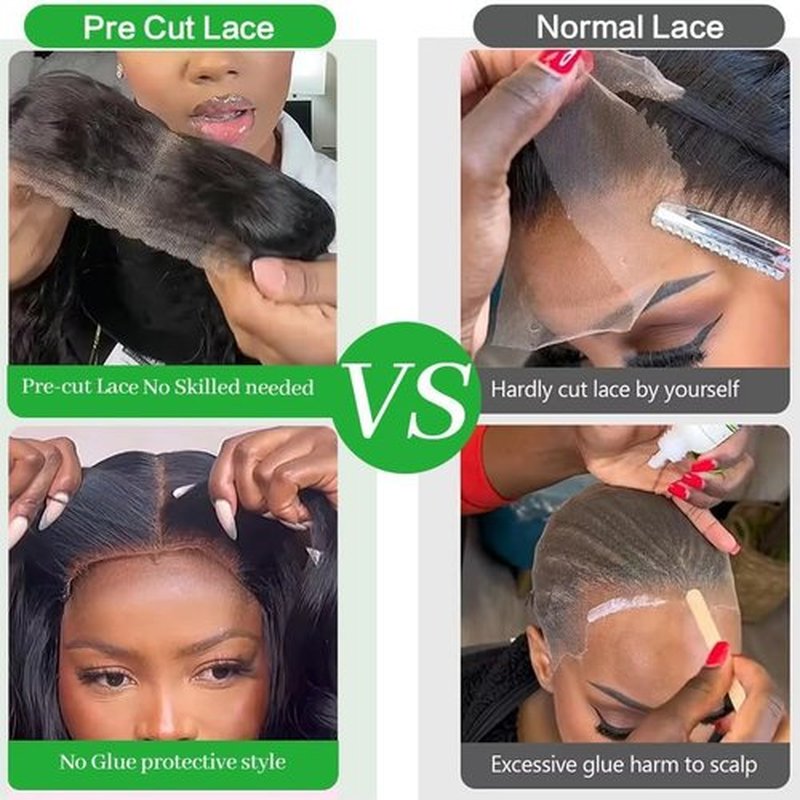 GABRIELLE 20 Inch Drawstring Body Wave Wear and Go 13x6 Lace Frontal Wigs Human Hair 200 Density HD Lace Front Wig Pre Plucked Pre Cut Glueless Wigs for Women Natural Black Glueless Human Hair Wig