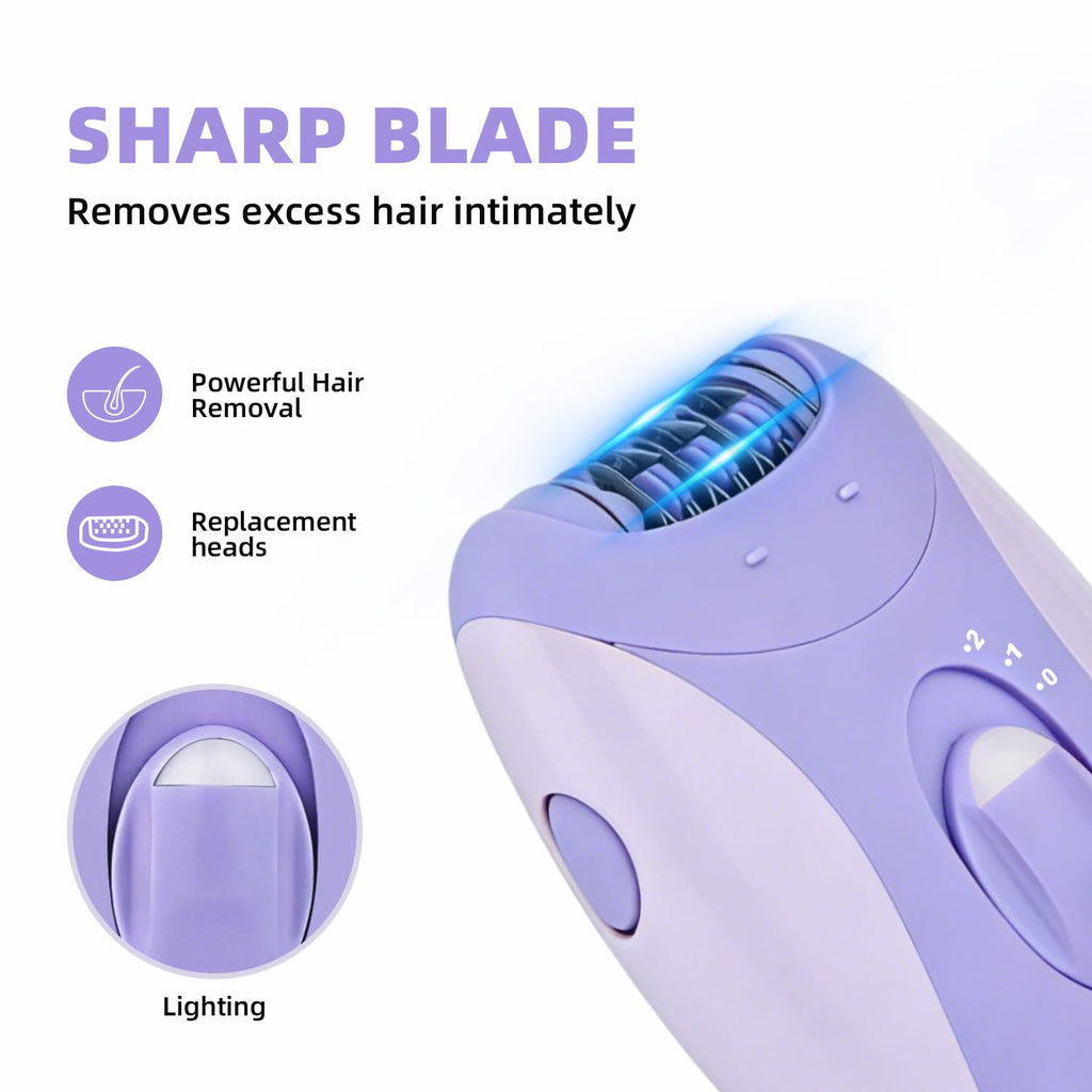 KEMEI 4-in-1 Women's Epilator Hair Remover for Face Legs Arms