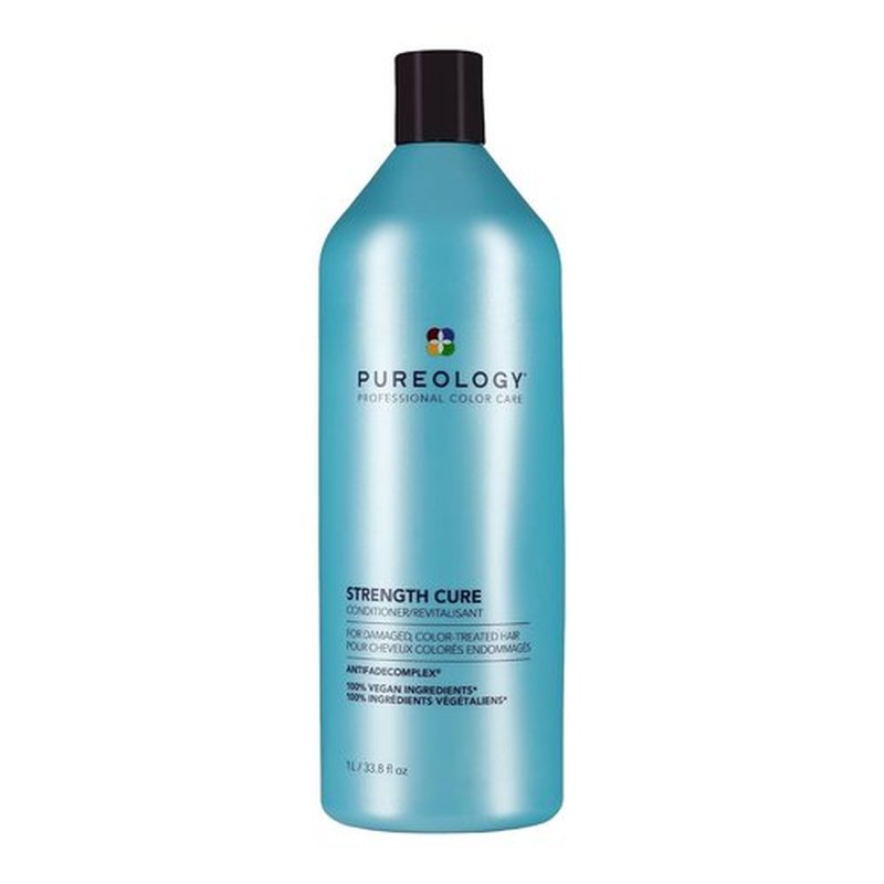 Pureology Strength Cure Conditioner - Strengthens & Softens Damaged Hair | Sulfate-Free, Vegan Formula