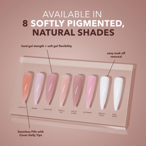 KIARA SKY Hema-Free Builder Nail Gel, Blooming, 0.5 Fl oz