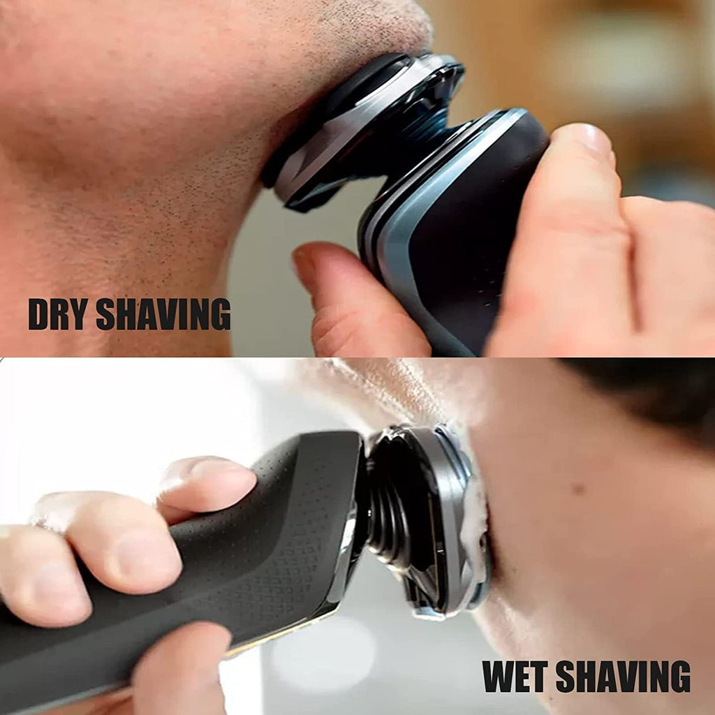 SH71 Replacement Heads for All Series 7000 9000 and Series 5000 Angular Shaver, Dual Ring Mesh for Efficient Shave, Fits S5xxx/S6xxx/S7xxx for Men Electric Shavers
