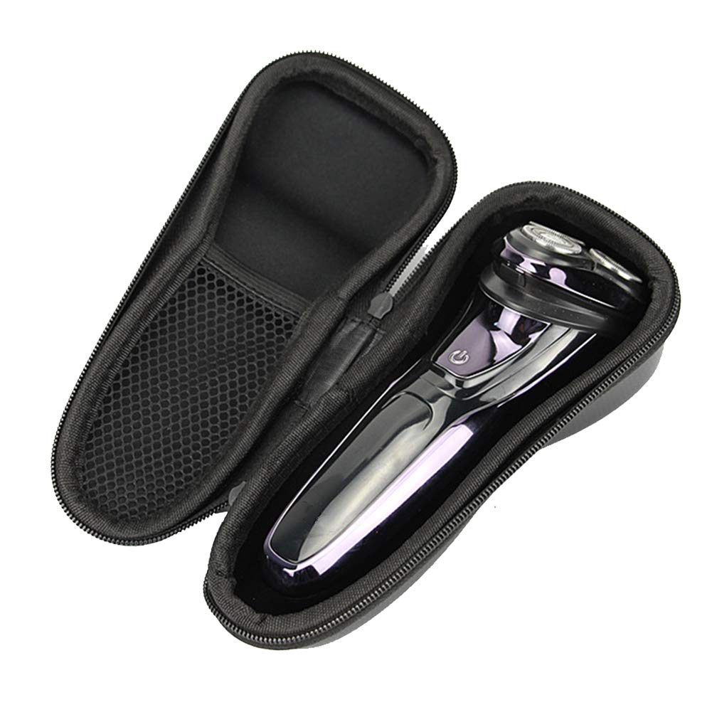 INVODA Storage Case for Electric Shavers (3800/3500/2300/2100 Series) | High-Density EVA 1680D Material | 7.09x3.15x2 Inches | Waterproof Shock-Resistant Storage (Black, Case Only)