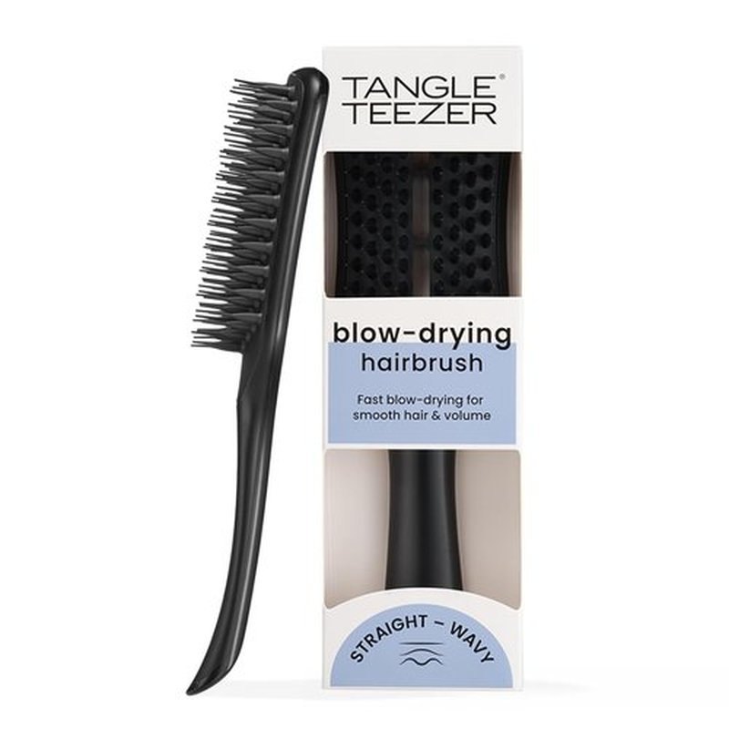 Tangle Teezer Ultimate Blow Dry Brush - Vented Hair Brush for Quick Blowouts & Volume - Jet Black
