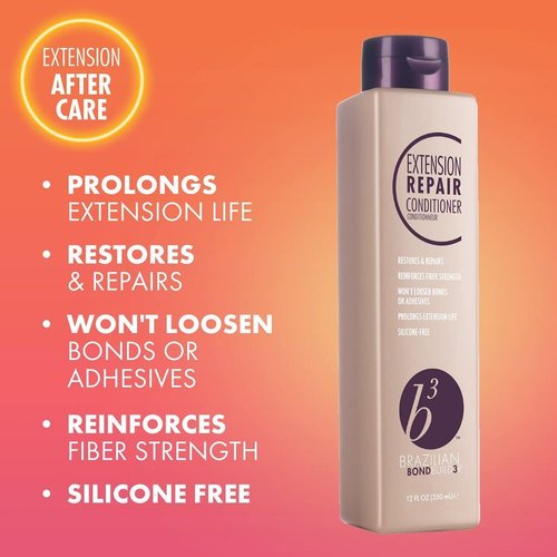 B3 Brazilian Bondbuilder Shampoo & Conditioner Trio - Strengthening Hair Care Set | 28.75 fl oz (3 Count)