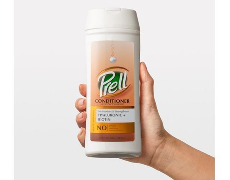 Prell Hyaluronic + Biotin Moisturizes & Strengthens Shampoo & Conditioner for All Hair Types 13.5 fl.oz