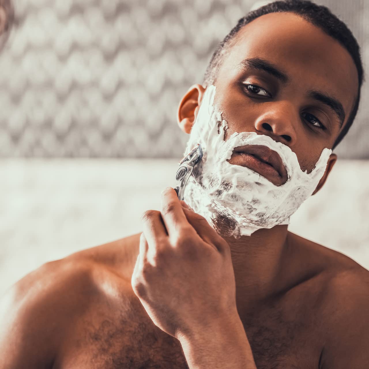 MNSC Black Timber Naturally Better Pump Shave Cream - Smooth, Hypoallergenic, All-Natural, & Handcrafted in USA