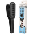 MEN'S GROOMING BARBER PRO Boar Bristle Hair Brush, Double Sided, Oblong, for Dry Straight Hair, Unisex
