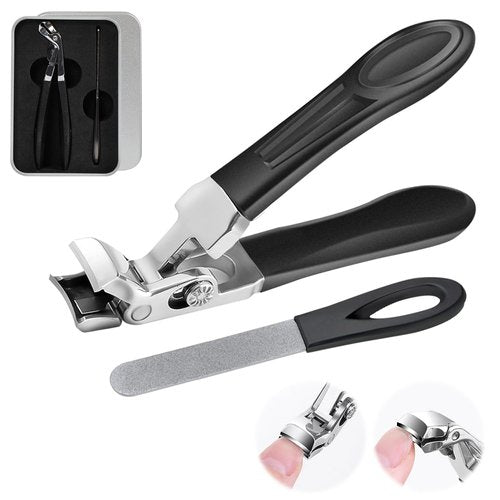 ClipMaster Pro Toenail Clippers,Dotmalls ClipMaster Pro,Grishay ClipMaster Pro,Clip Master Pro for Thick Nails,Large Angled Head Toenail Clippers with Wide Opening for Elderly Seniors(1Pcs)