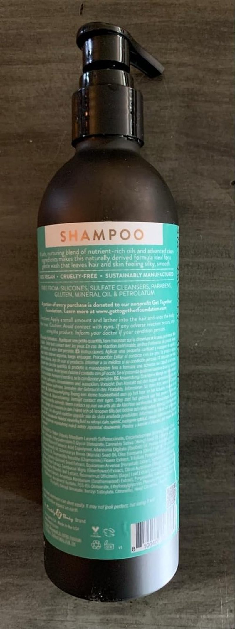 MKS Eco WOW Nurture Shampoo & Body Wash - Sulfate-Free, Vegan, Halcyon Scent, 16 Fl Oz