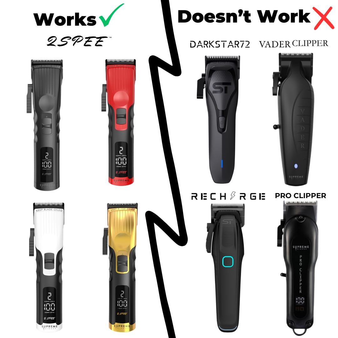 Supreme Trimmer Detachable Taper Blade for 2Spee Clipper – Removable Blade (Compatible with 2SPEE Clipper STC922) | CT29DS