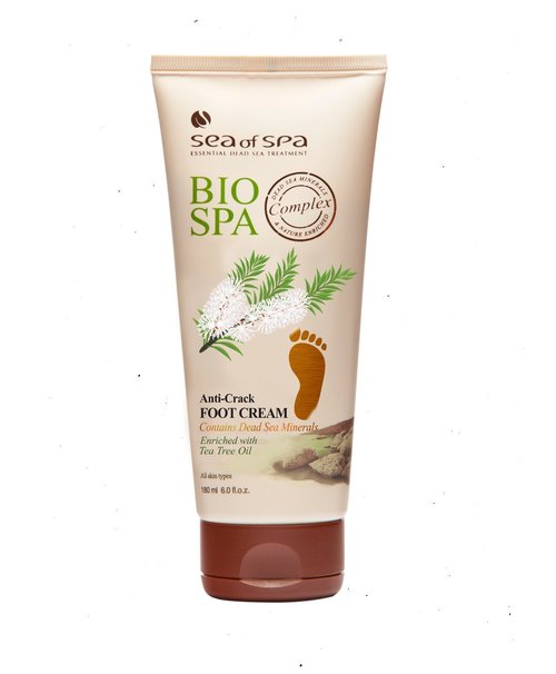 Bio Spa Anti Crack FOOT CREAM, enriched with Dead Sea Minerals- 6.0 Ounce