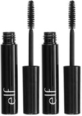 e.l.f. Cosmetics Volumizing Mascara, Mascara For Fuller, Thicker-Looking Lashes, Enriched With Vitamin E, Black,0.19 Fl Oz (Pack of 4)