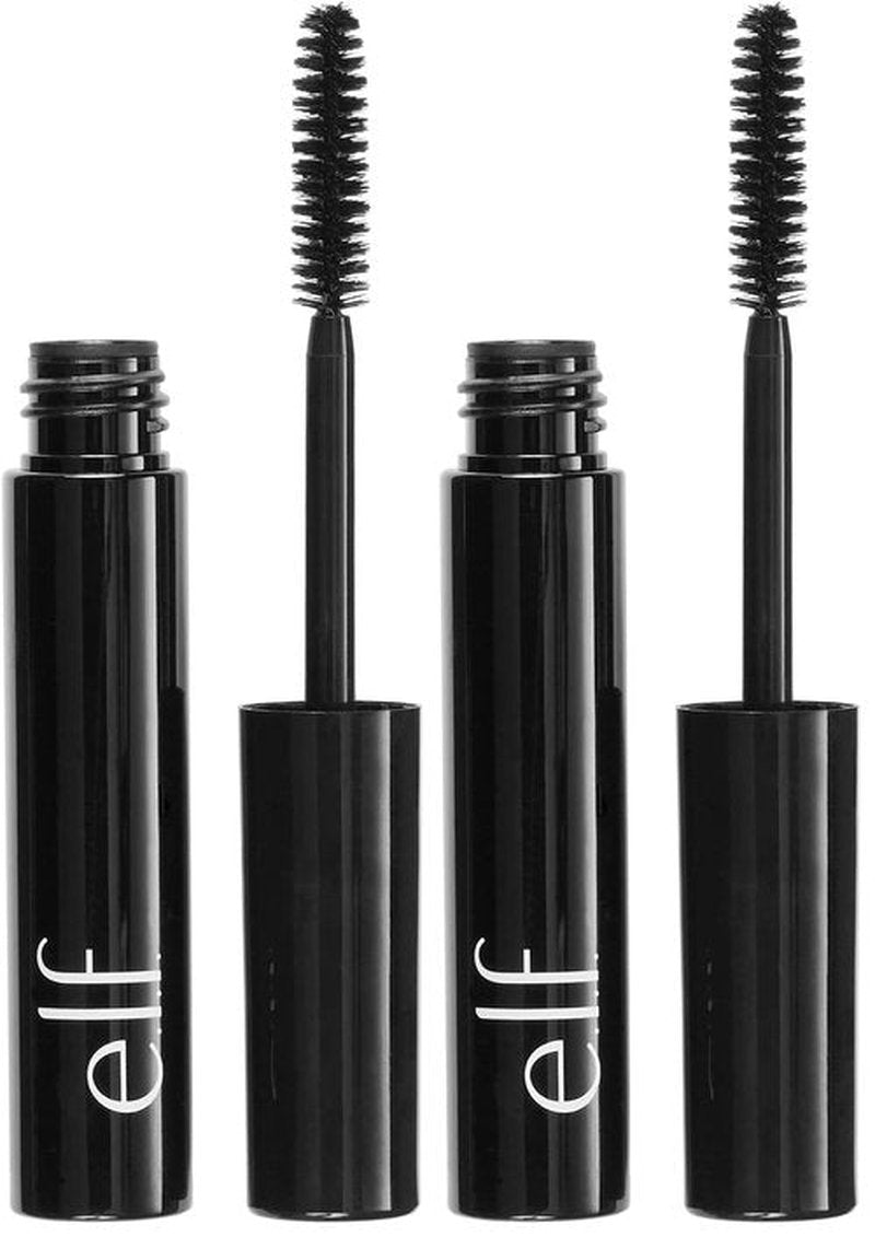 e.l.f. Cosmetics Volumizing Mascara, Mascara For Fuller, Thicker-Looking Lashes, Enriched With Vitamin E, Black,0.19 Fl Oz (Pack of 4)