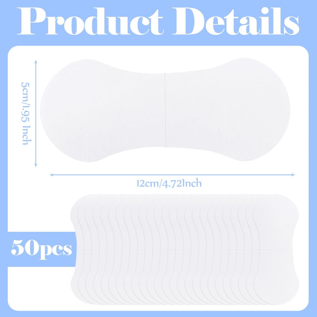 Threlaco 50 Pcs Invisible Neck Lift Tape Pre-assembled Neck Lift Sticker for Sagging Loose Skin for Women, 1.97'' x 4.72''