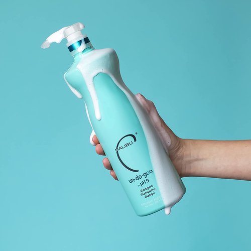 Malibu C Un-Do-Goo Clarifying Shampoo - Removes Product Build-Up & Resins - Shine-Restoring, Sulfate-Free Cleanser