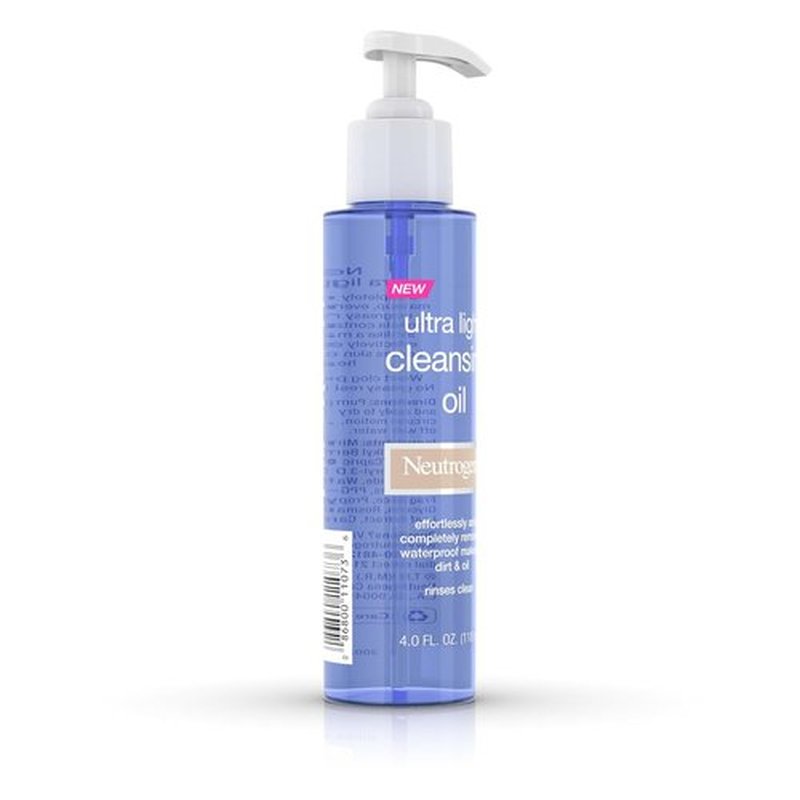 Neutrogena Ultra Light Facial Cleansing Oil - Non-Comedogenic Makeup Remover, 4 Fl. Oz