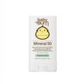Sun Bum Baby Bum Mineral SPF 50 Sunscreen Stick - Travel Size, Unscented Protection for Sensitive Skin - 0.45 Oz