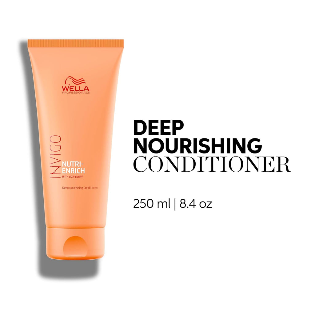 Wella Professionals Invigo Nutri-Enrich Conditioner - Deep Nourishing Formula for Dry Hair | Enriched with Goji Berry