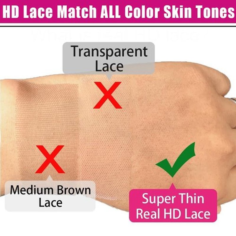 Topnormantic 5x5 HD Lace Closure Body Wave, 0.11mm Skinlike Undetectable Melted Real HD Lace Closure with Serrated Edge 12A Unprocessed Virgin Human Hair Closure Pre Plucked with Baby Hair 16 Inch