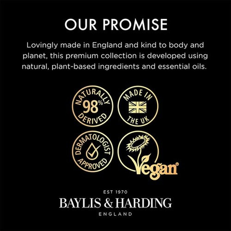 Baylis & Harding Goodness Bubble Bath - Lemongrass & Ginger | Vegan-Friendly, Biodegradable, 16.9 fl. oz (Pack of 3)