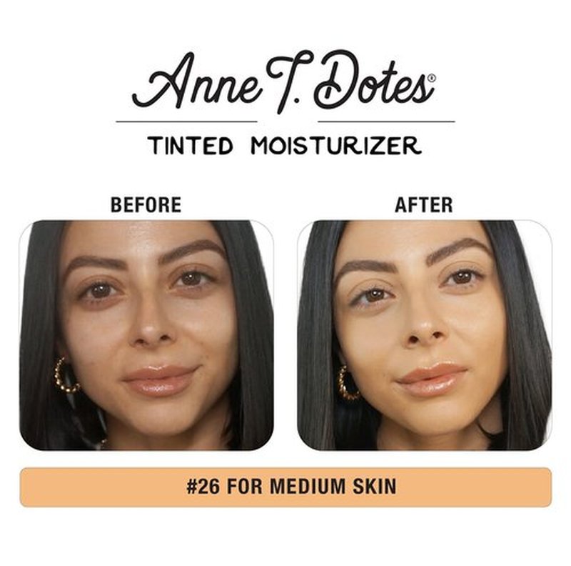 theBalm Anne T. Dotes Tinted Moisturizer - Medium Skin Tone | 1 Fl Oz Hydrating Formula