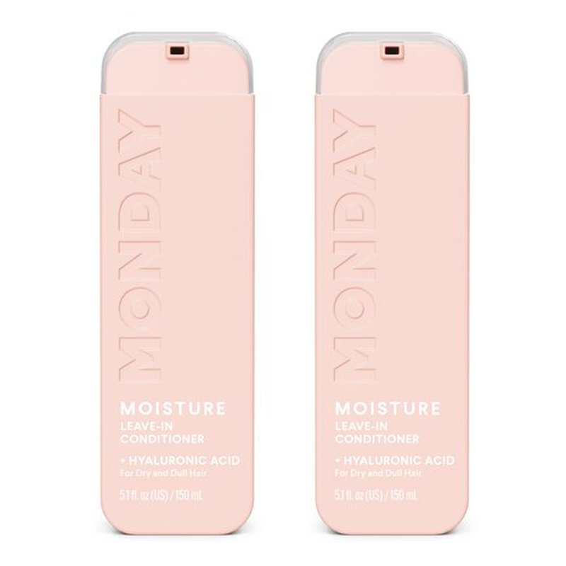 MONDAY HAIRCARE Moisture Leave-in Conditioner 5 Oz Dual Pack
