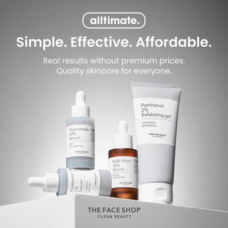 The Face Shop Alltimate Niacinamide 10% Serum for Face with Caffeine & Peptide, Korean Skin Care, Oil Control & Pores Reducer, Improve Skin Elasticity, Face Serum for Sensitive Skin, Non-comedogenic