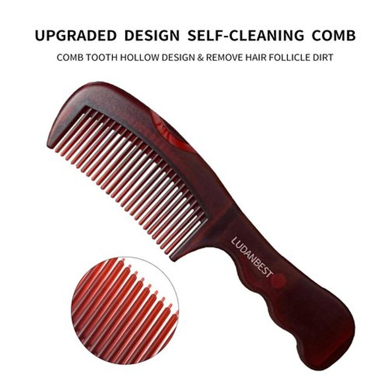 2PCS Anti Dandruff Comb, Scalp Detox Comb for Scalp Build Up, Sweep Dandruff Removal Brush for Hair Care (Patented)