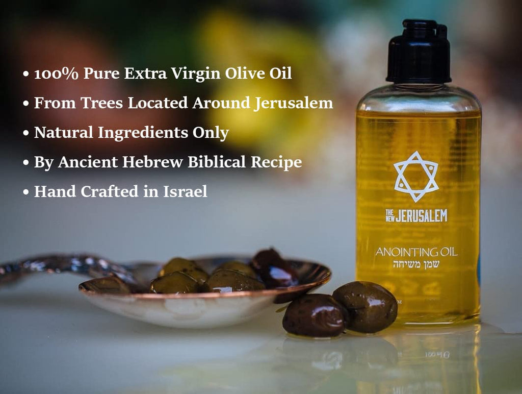 Holy Anointing Oil from Israel, Holy Spiritual Oils Bottles from Jerusalem Blessed, Handmade with Natural Ingredients and Blessed for Wedding Ceremony, Religious Use, 1.01 Fl Oz