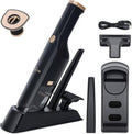 Skiennix Handheld Cordless Vacuum - 15KPA High Power with USB Quick Charge | Mini Dust Buster in Black
