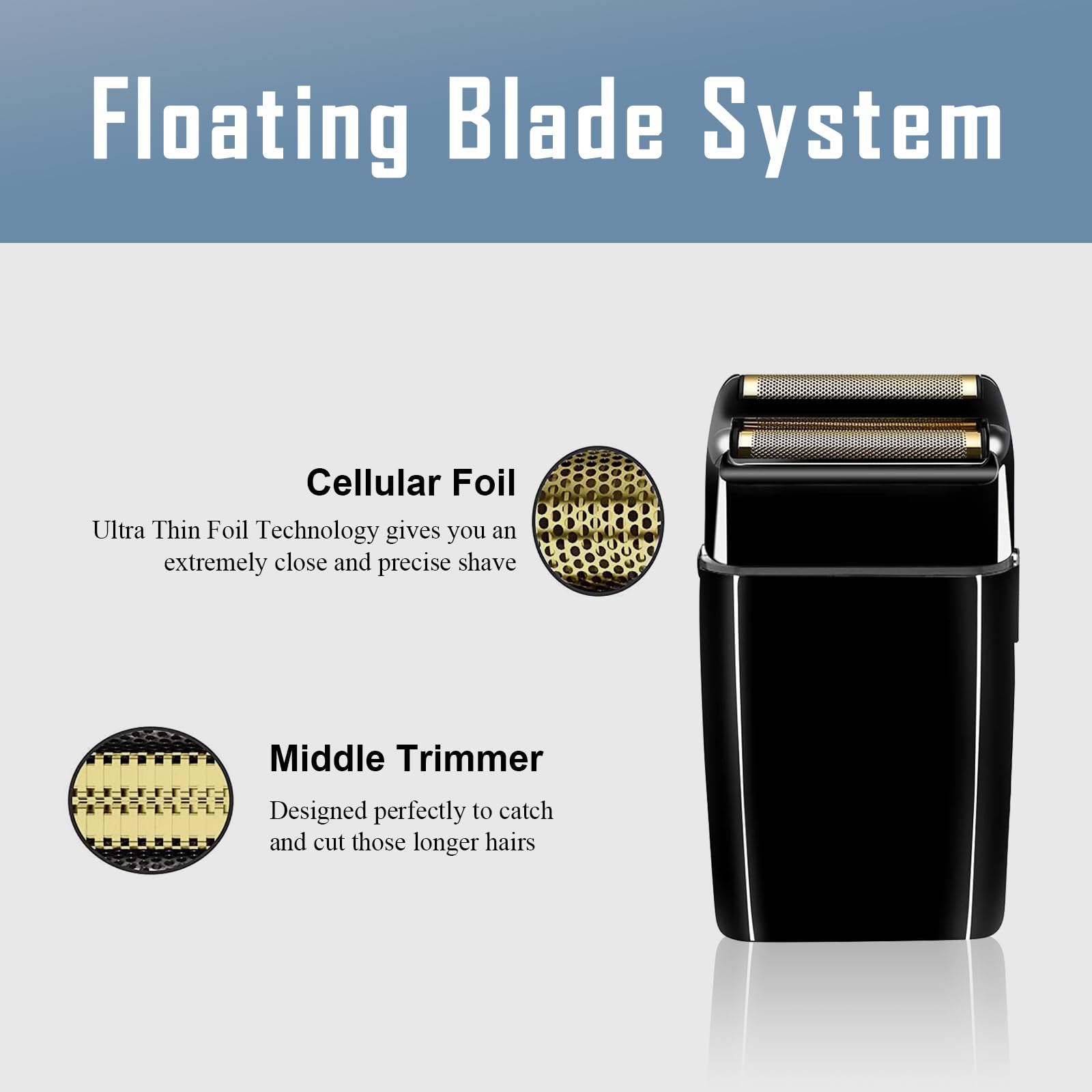 FXFS2 Shaver Replacement Foil & Cutters Compatible with BaBylissPRO Double
