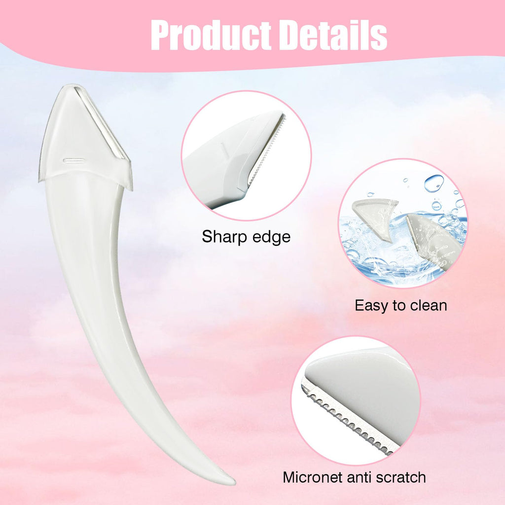 9Pcs Eyebrow Trimmer Kit,Eyebrow Scissors with Comb,Brow Shaping Tool and Groom Brush,Curved Eyebrow Razor Lash Comb Cosmetic Brush