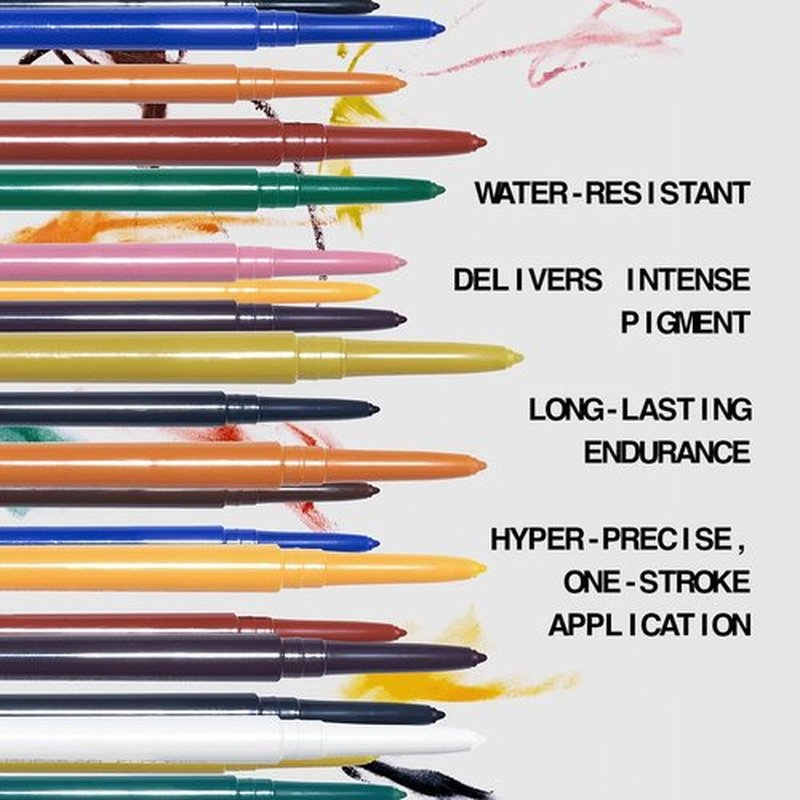 About-Face Line Artist Longwear Gel Eyeliner - High-Definition, Smudge-Proof, Waterproof | Matte Black, 0.012 oz