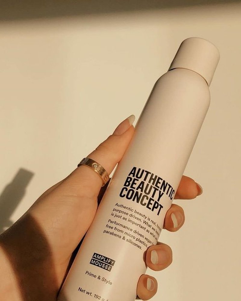 Authentic Beauty Concept Amplify Mousse - Volumizing Styling Mousse for All Hair Types | 6.7 oz