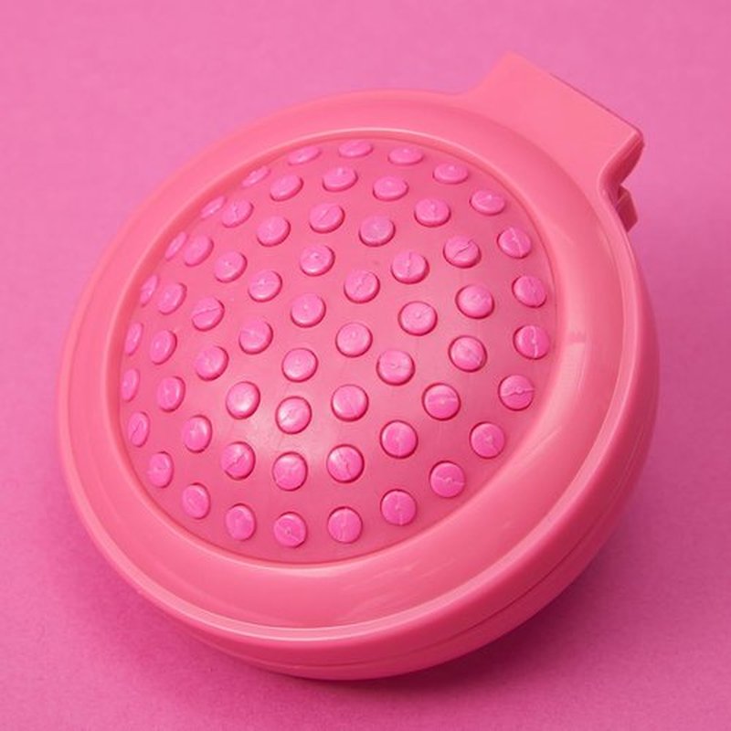 MINISO Barbie Portable Folding Mirror Comb for On-The-Go Styling | Compact Travel Hair Brush with Mirror | Fits in Pocket, Purse, Makeup Bag, Backpack | Detangling Comb for Women Quick Touch Ups
