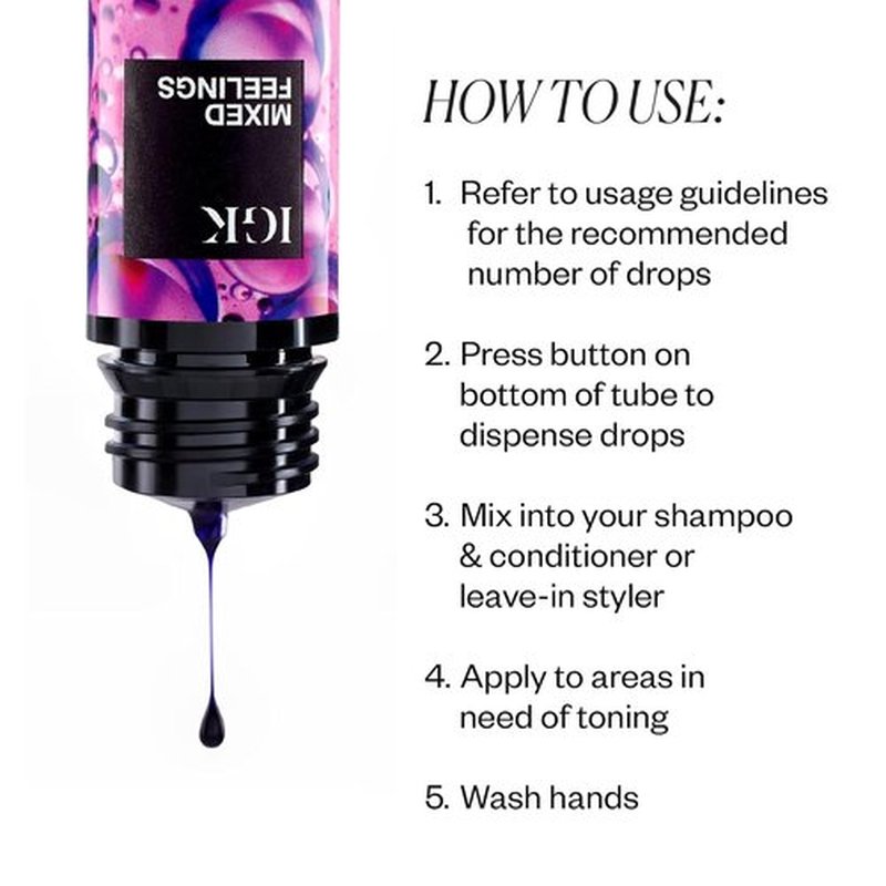 IGK Mistress Hydrating Hair Balm & Mixed Feelings Leave-In Blonde Toning Drops - Tone Brassy Hair, Fight Frizz | 5 oz + 1 oz