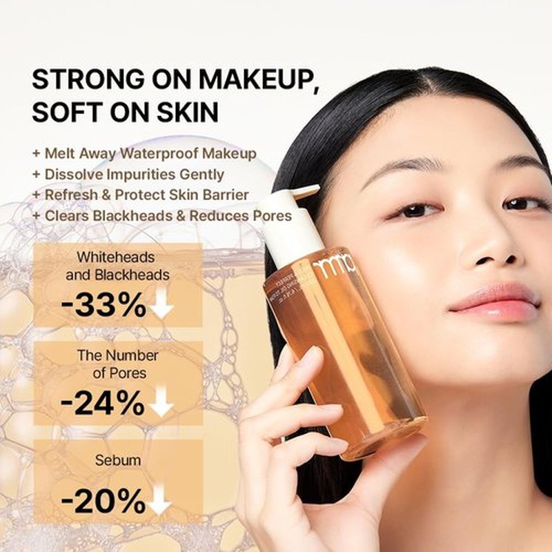 Primera (PRMR Oil To Foam Cleanser Korean Deep Cleansing Oil, Daily Makeup Remover, Blackheads, Dust and Dirt Removal, Pore Cleaning, Hyaluronic acid, Deep Clean in One Step (200ml, 6.76 fl. oz)