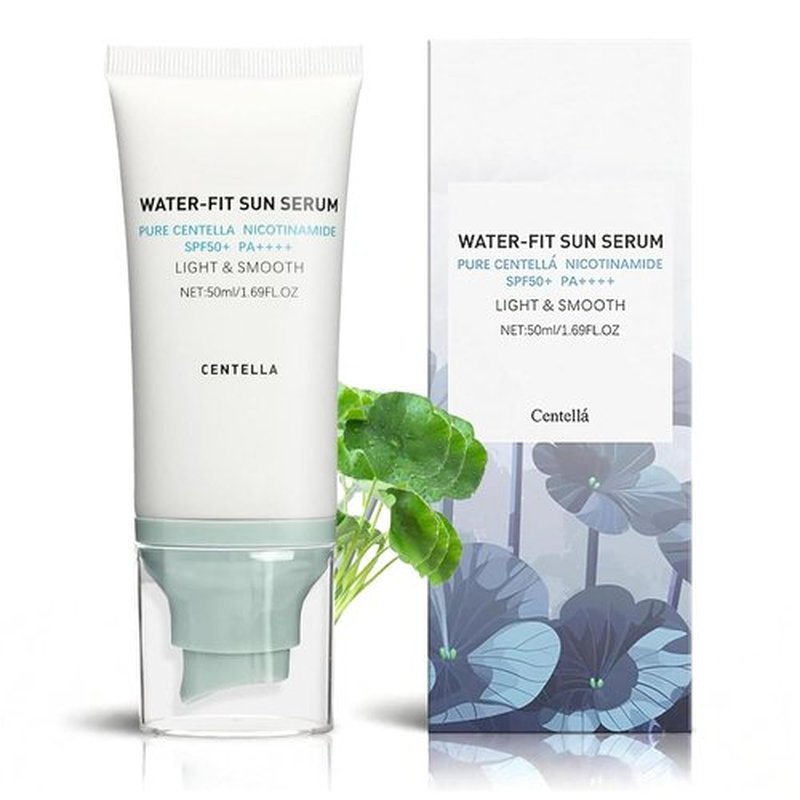 Centella Korean Sunscreen SPF 50+ - Lightweight Mineral Formula, No White Cast for Sensitive Skin | 1.7 oz