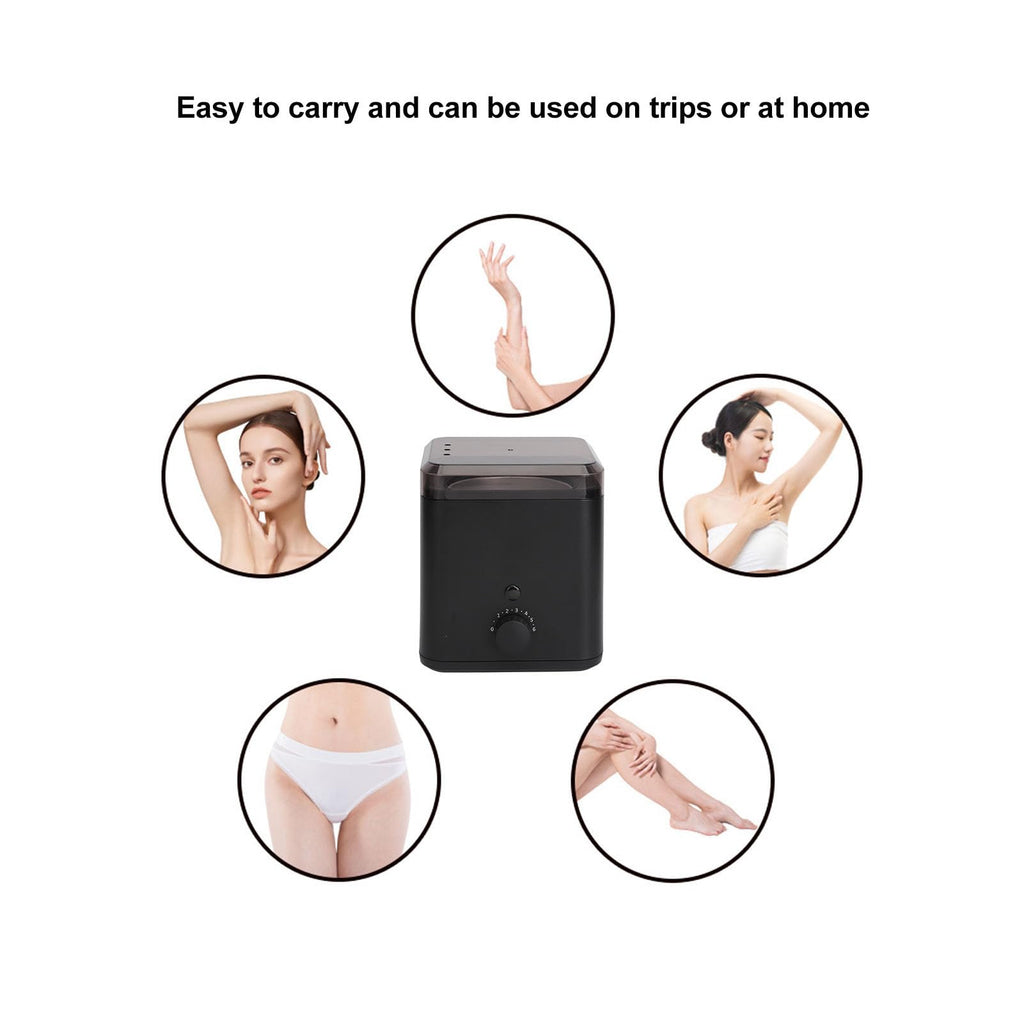 Professional Wax Warmer for Hair Removal 14oz Electric Wax Melter Machine with Transparent Lid for Salon and Home Use