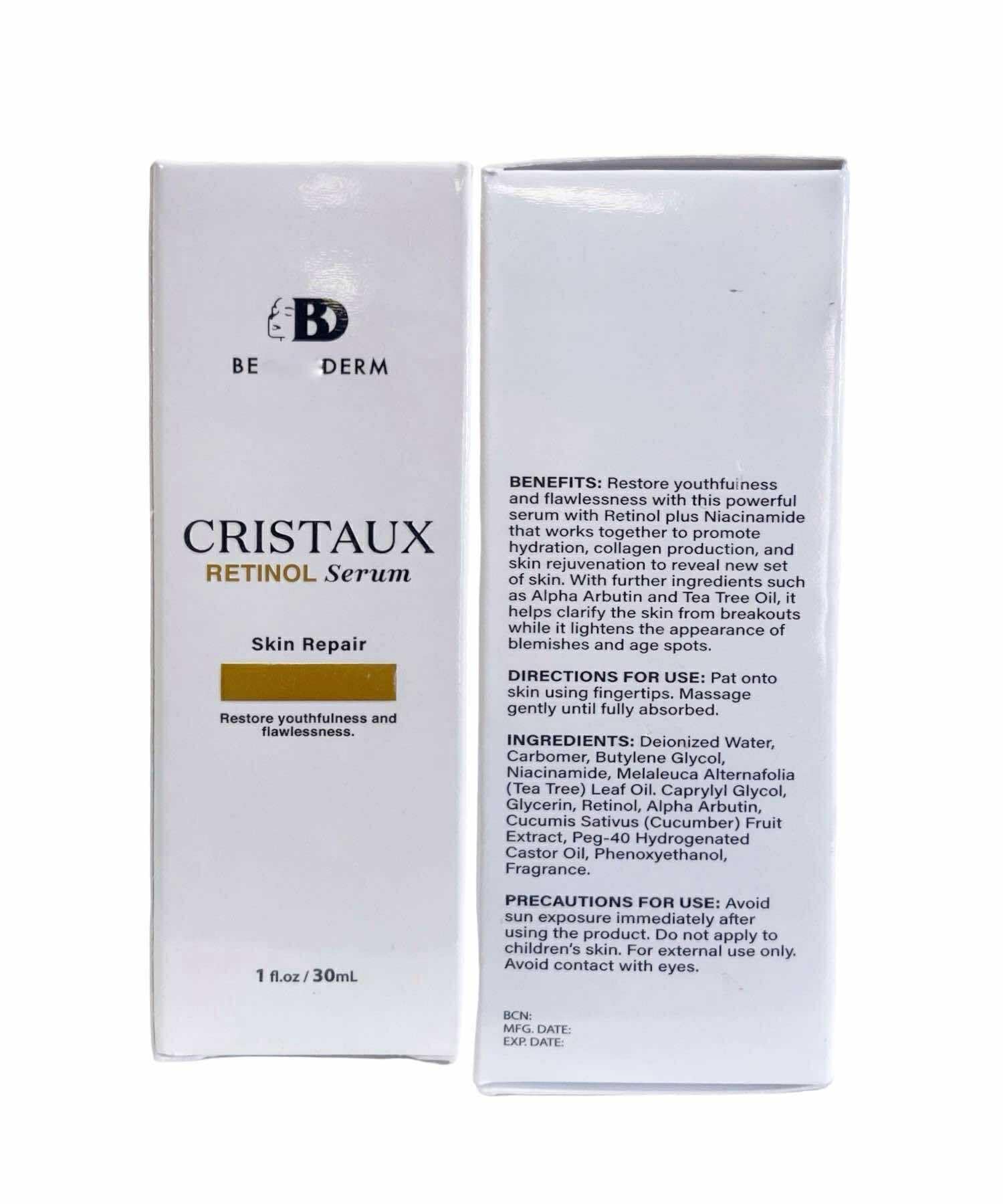 B-Derm Cristaux Retinol Serum: Skin Repair, 30ml / 1 fl. Oz