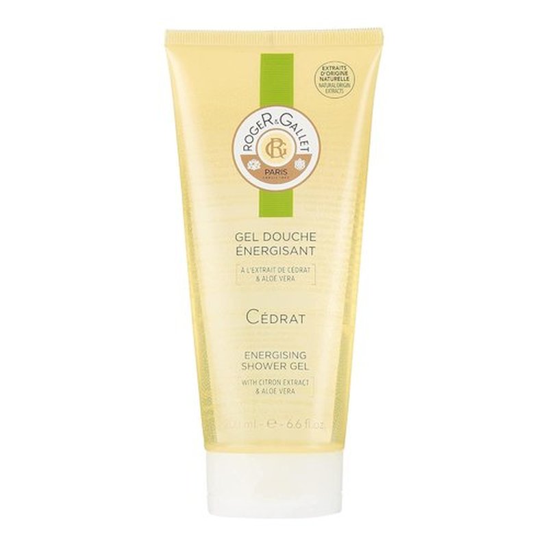 Roger & Gallet | Citron Body Wash & Shower Gel for Women | 6.6 Oz Tube - Refreshing Citrus Scent